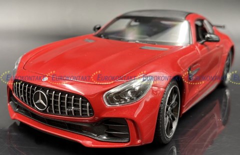 MERCEDES AMG GT R red model metal WELLY 1:24 MERCEDES AMG GT R red model metal WELLY 1:24