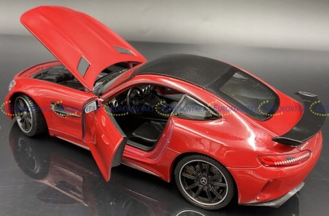 MERCEDES AMG GT R red model metal WELLY 1:24 MERCEDES AMG GT R red model metal WELLY 1:24
