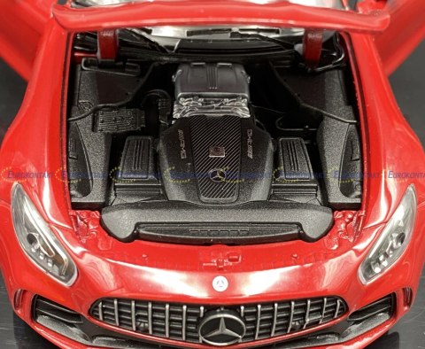 MERCEDES AMG GT R red model metal WELLY 1:24 MERCEDES AMG GT R red model metal WELLY 1:24