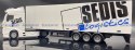 Mercedes Actros naczepa + widlak Bburago 1:43