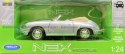 PORSCHE 356B cabrio silver 29390 model WELLY 1:24