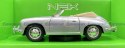 PORSCHE 356B cabrio silver 29390 model WELLY 1:24