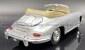 PORSCHE 356B cabrio silver 29390 model WELLY 1:24