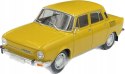 Skoda 100L yellow model METAL WhiteBox 124139 1:24