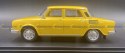 Skoda 100L yellow model METAL WhiteBox 124139 1:24