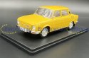 Skoda 100L yellow model METAL WhiteBox 124139 1:24