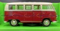 VW Volkswagen T1 1963 red white model WELLY 1:24