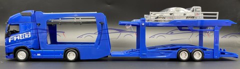 VOLVO FH16 laweta lora Porsche 911 Bburago 1:43 VOLVO FH16 laweta lora Porsche 911 Bburago 1:43