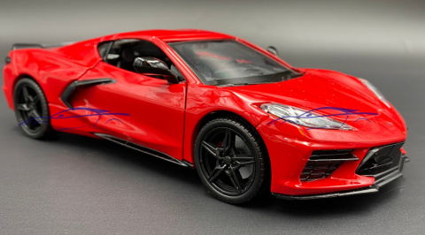 Chevrolet Corvette C8 2020 red 1:24 Motormax 79360 Chevrolet Corvette C8 2020 red 1:24 Motormax 79360