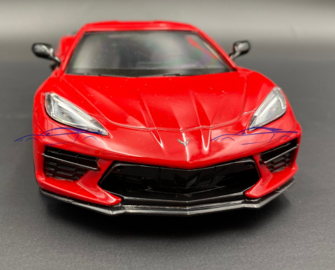 Chevrolet Corvette C8 2020 red 1:24 Motormax 79360 Chevrolet Corvette C8 2020 red 1:24 Motormax 79360