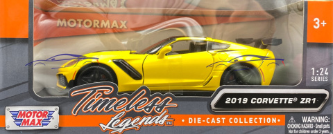 Corvette ZR1 2019 1:24 Motormax 79356 Corvette ZR1 2019 1:24 Motormax 79356