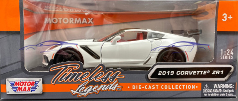 Corvette ZR1 2019 1:24 Motormax 79356 Corvette ZR1 2019 1:24 Motormax 79356