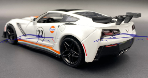 Corvette ZR1 2019 Gulf Livery 1:24 Motormax 79657 Corvette ZR1 2019 Gulf Livery 1:24 Motormax 79657