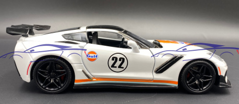 Corvette ZR1 2019 Gulf Livery 1:24 Motormax 79657 Corvette ZR1 2019 Gulf Livery 1:24 Motormax 79657