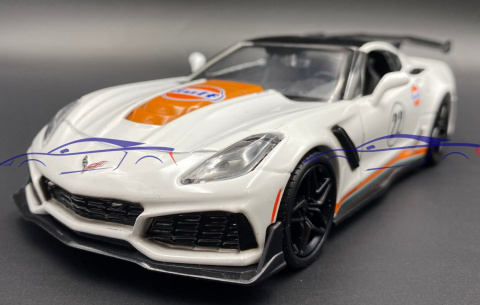 Corvette ZR1 2019 Gulf Livery 1:24 Motormax 79657 Corvette ZR1 2019 Gulf Livery 1:24 Motormax 79657