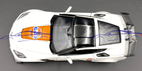 Corvette ZR1 2019 Gulf Livery 1:24 Motormax 79657 Corvette ZR1 2019 Gulf Livery 1:24 Motormax 79657