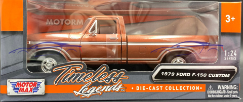 Ford F-150 Custom Pickup 1979 1:24 Motormax 79346 Ford F-150 Custom Pickup 1979 1:24 Motormax 79346