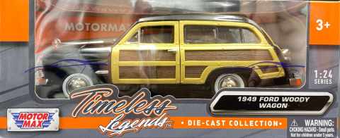 Ford Woody Wagon 1949 1:24 Motormax 73260 Ford Woody Wagon 1949 1:24 Motormax 73260