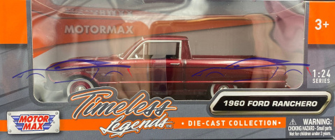 Ford Ranchero Pickup 1960 1:24 Motormax 79321 Ford Ranchero Pickup 1960 1:24 Motormax 79321