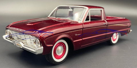 Ford Ranchero Pickup 1960 1:24 Motormax 79321 Ford Ranchero Pickup 1960 1:24 Motormax 79321