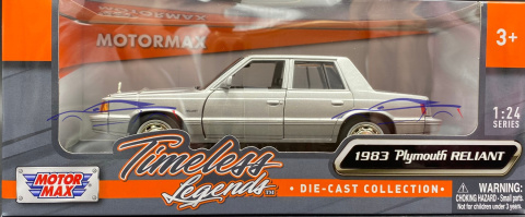 Plymouth Reliant 1983 1:24 model Motormax 73336 Plymouth Reliant 1983 1:24 model Motormax 73336