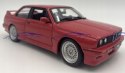 BMW M3 (E30) 1986 1:24 model Bburago 21100 red