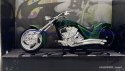 Chopper Iron CUSTOM green black 1:18 Motormax