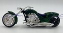 Chopper Iron CUSTOM green black 1:18 Motormax