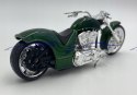 Chopper Iron CUSTOM green black 1:18 Motormax