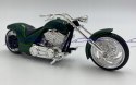 Chopper Iron CUSTOM green black 1:18 Motormax