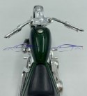 Chopper Iron CUSTOM green black 1:18 Motormax