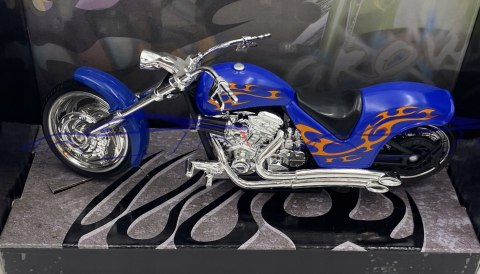 Chopper Iron CUSTOM niebieski:18 Motormax Chopper Iron CUSTOM niebieski:18 Motormax