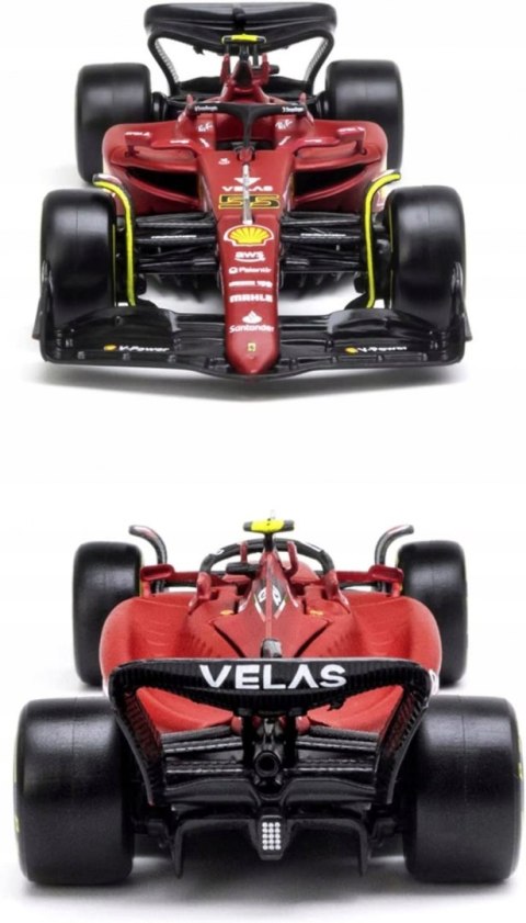 F1 FERRARI F1-75 2022 C. Sainz #55 BBurago 1:43 F1 FERRARI F1-75 2022 C. Sainz #55 BBurago 1:43