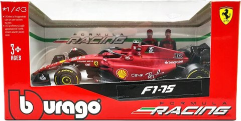 F1 FERRARI F1-75 2022 Ch. Leclerc #16 BBurago 1:43 F1 FERRARI F1-75 2022 Ch. Leclerc #16 BBurago 1:43