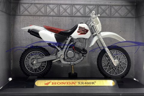 HONDA XR 400R na podstawce 1:18 Motormax HONDA XR 400R na podstawce 1:18 Motormax