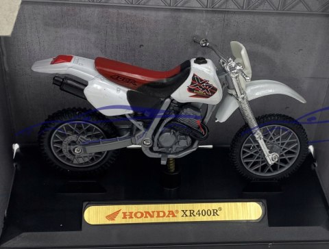 HONDA XR 400R na podstawce 1:18 Motormax HONDA XR 400R na podstawce 1:18 Motormax