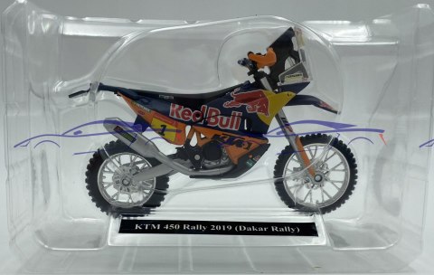 KTM 450 Rally Red Bull - Dakar 2019 1:18 Bburago KTM 450 Rally Red Bull - Dakar 2019 1:18 Bburago