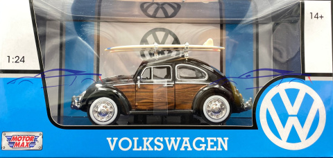 Volkswagen Beetle + surfboards 1:24 Motormax 79591 Volkswagen Beetle + surfboards 1:24 Motormax 79591