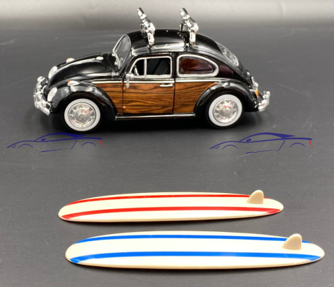 Volkswagen Beetle + surfboards 1:24 Motormax 79591 Volkswagen Beetle + surfboards 1:24 Motormax 79591