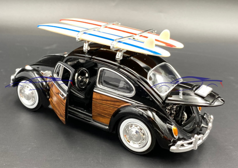 Volkswagen Beetle + surfboards 1:24 Motormax 79591 Volkswagen Beetle + surfboards 1:24 Motormax 79591