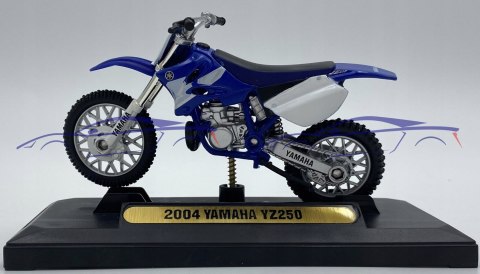 YAMAHA YZ 250 2004 na podstawce 1:18 Motormax YAMAHA YZ 250 2004 na podstawce 1:18 Motormax
