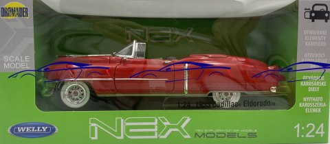 1953 Cadillac Eldorado cabrio 22414 WELLY 1:24 1953 Cadillac Eldorado cabrio 22414 WELLY 1:24