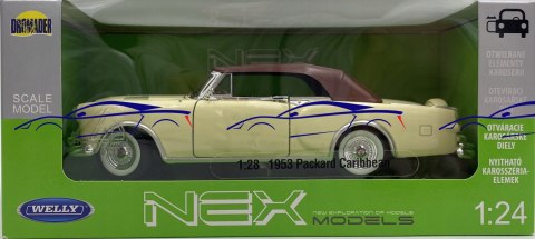 1953 PACKARD Caribbean model 24016 WELLY 1:28 1953 PACKARD Caribbean model 24016 WELLY 1:28