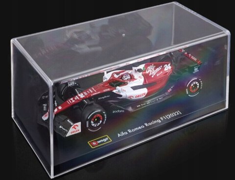 ALFA ROMEO C42 F1 2022 24 Guanyu KASK BBurago 1:43 ALFA ROMEO C42 F1 2022 24 Guanyu KASK BBurago 1:43