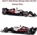 ALFA ROMEO C42 F1 2022 Guanyu Zhou 24 BBurago 1:43