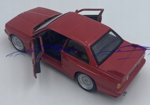 BMW M3 (E30) 1986 1:24 model Bburago 21100 red BMW M3 (E30) 1986 1:24 model Bburago 21100 red