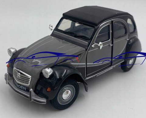 CITROEN 2CV 6 Charleston model 24009 WELLY 1:24 CITROEN 2CV 6 Charleston model 24009 WELLY 1:24