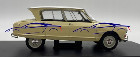 Citroen Ami 6 124124 WhiteBox 1:24 Citroen Ami 6 124124 WhiteBox 1:24