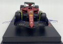 F1 FERRARI F1-75 2022 Sainz 15 KASK BBurago 1:43