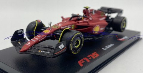 F1 FERRARI F1-75 2022 Sainz 15 KASK BBurago 1:43 F1 FERRARI F1-75 2022 Sainz 15 KASK BBurago 1:43